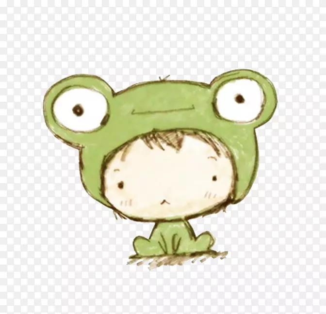 青蛙卡通壁纸-青蛙儿童