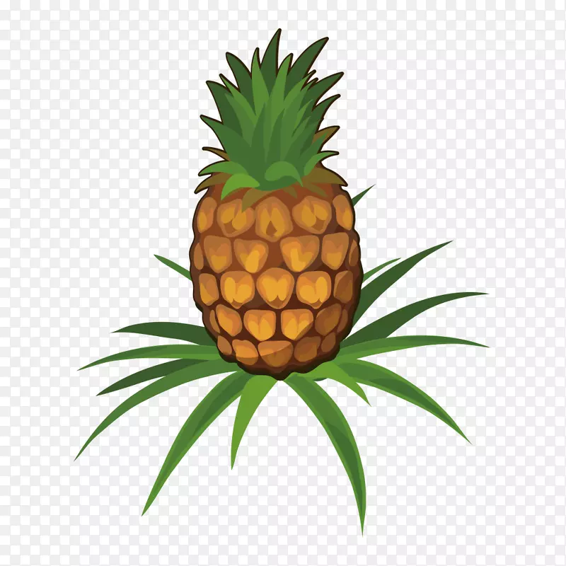 果汁菠萝水果剪辑艺术卡通菠萝