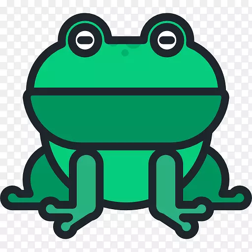 青蛙蟾蜍可伸缩图形剪贴画青蛙