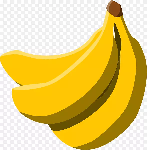香蕉面包香蕉蛋糕香蕉劈开剪贴画