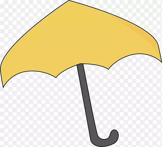 雨伞黄色图案-雨伞图像
