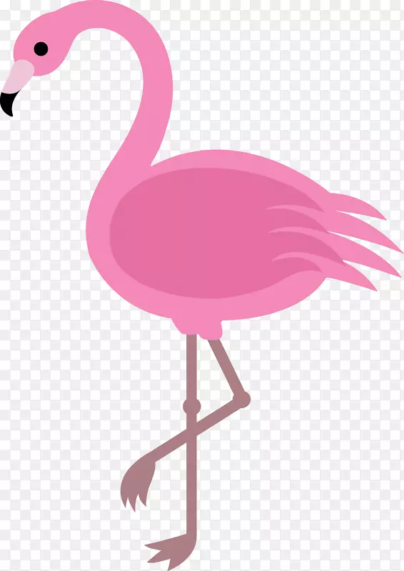 Flamingo免费内容可伸缩图形剪辑艺术-火烈鸟卡通图像