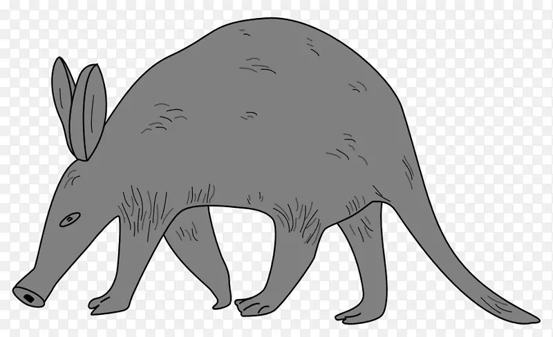 Aardvark食蚁兽剪贴画-aardvark剪贴画