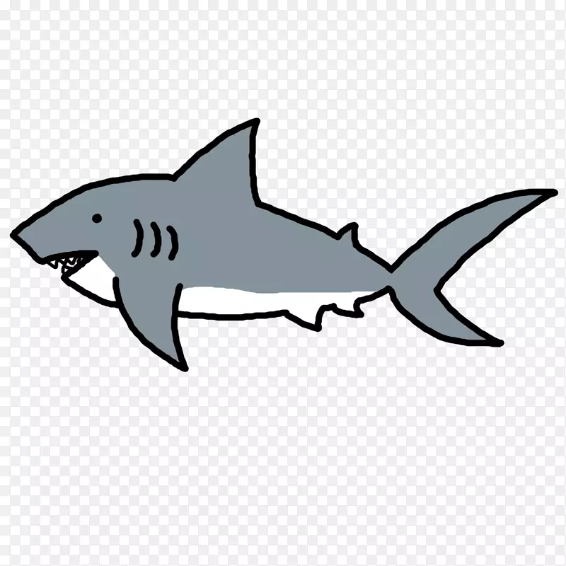 大白鲨免费内容剪辑艺术免费鲨鱼图片