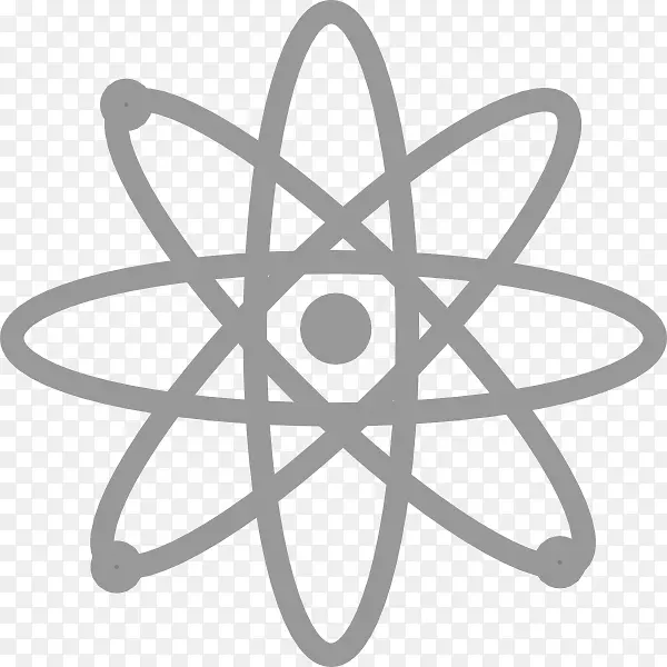 原子ICO符号图标化学原子剪贴画