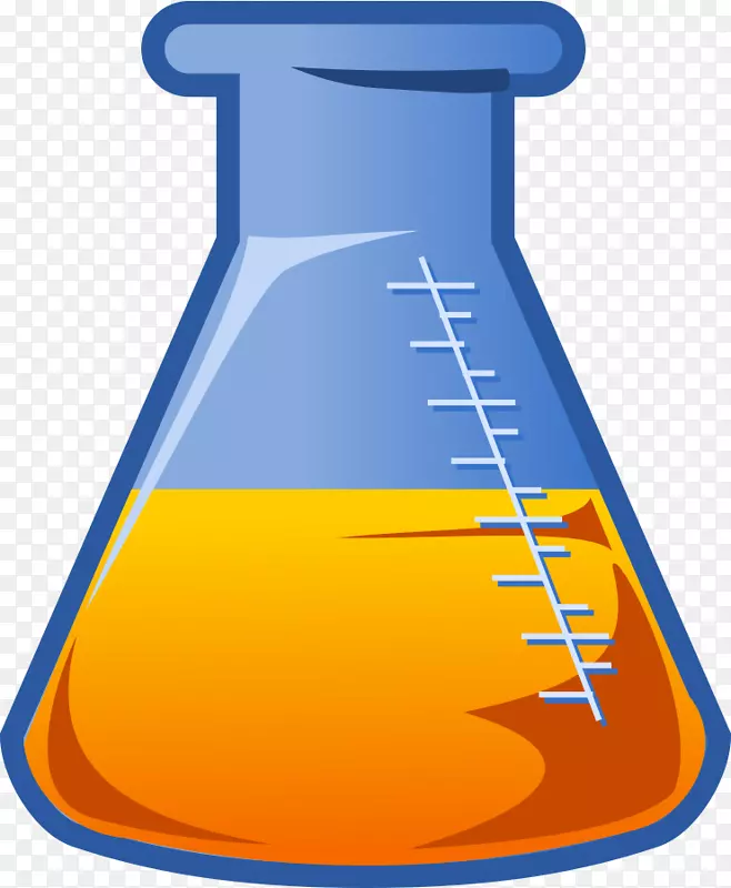 化学实验室烧瓶化学物质夹持艺术.水瓶夹