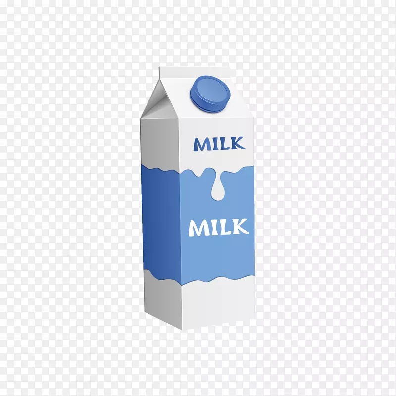 牛奶纸盒-牛奶盒模型