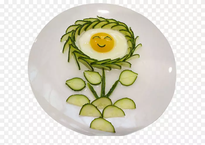 蔬菜黄瓜早餐-黄瓜微笑