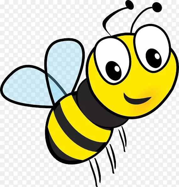 蜜蜂画片艺术-忙碌的蜜蜂剪贴画