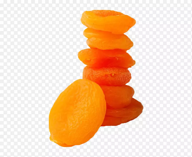 橘子素菜水果保存干水果杏-黄色水果干杏