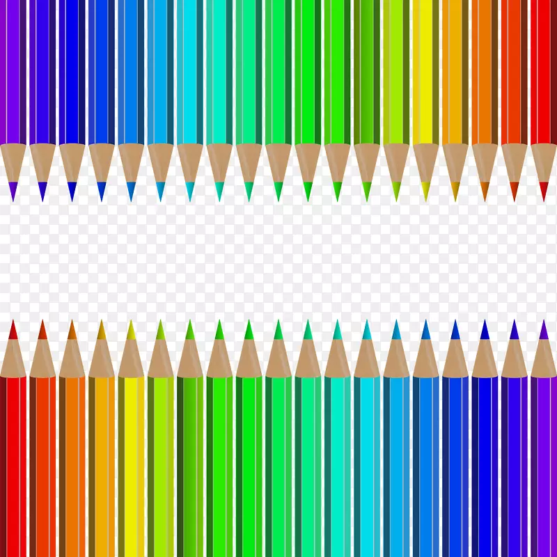 彩色铅笔-彩色铅笔边框