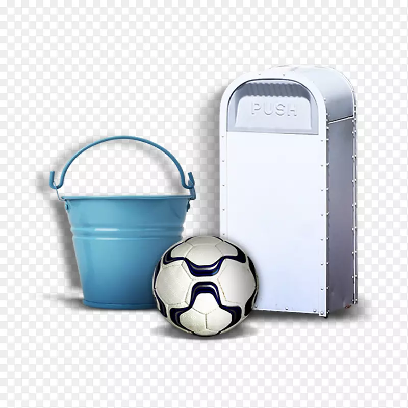 废容器足球桶和足球