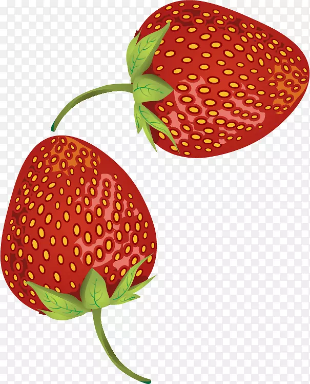 草莓Aedmaasikas-草莓PNG载体材料