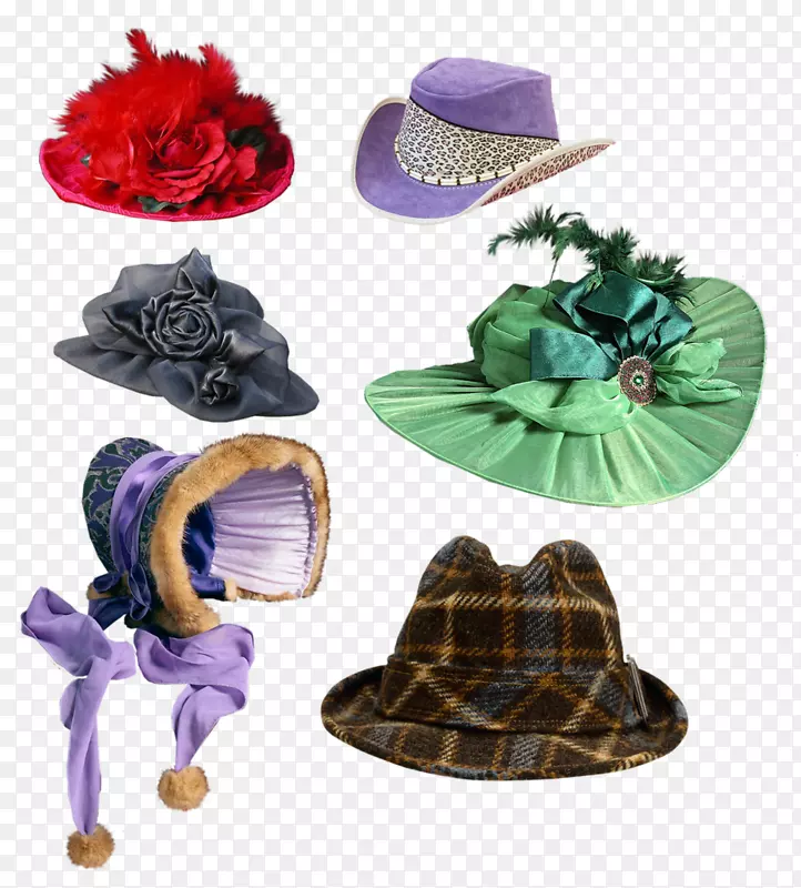 帽子剪贴画-创意帽子收藏