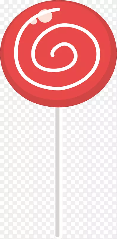 棒棒糖螺旋形-红色螺旋棒棒糖