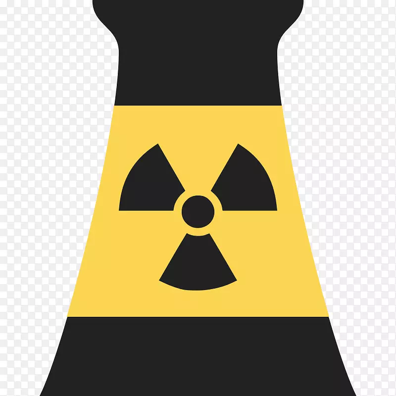 核电厂发电站核反应堆剪贴画.核能符号