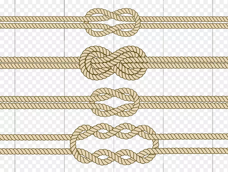 钢丝绳结夹艺术.黄色绳