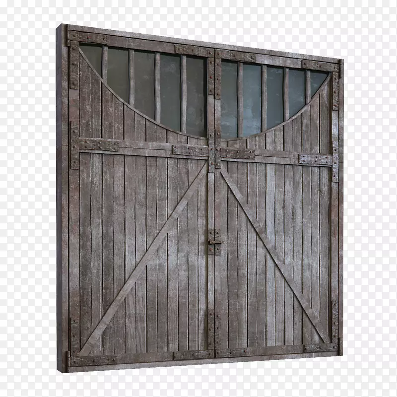 门窗木墙-大旧木门