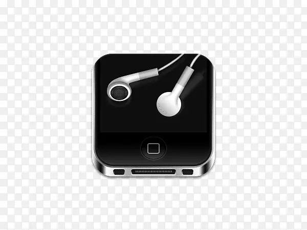 Mac迷你耳机ipod图标-ipod耳机
