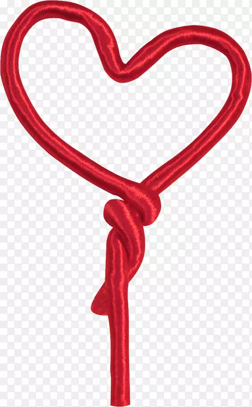 红绳夹艺术-红绳桃心