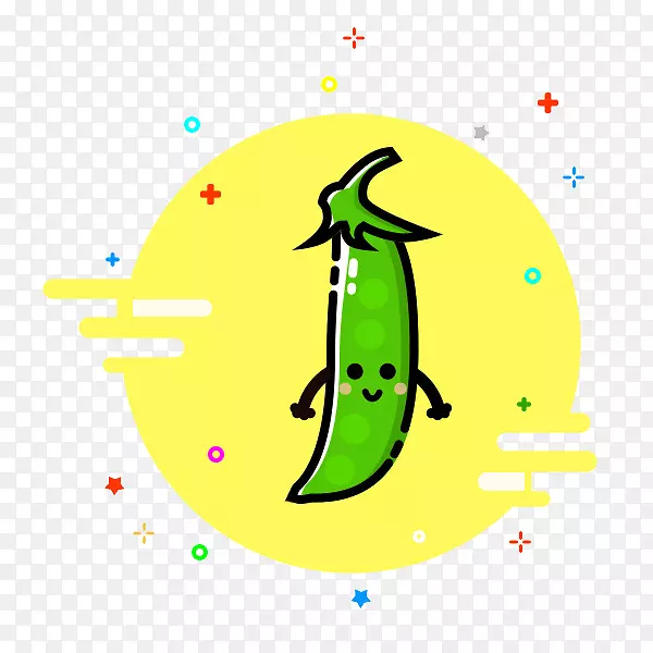 绿色果蔬豌豆-小豌豆绿色蔬菜