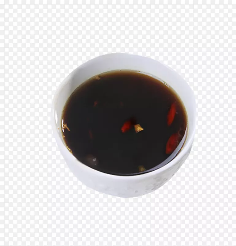 生姜茶姜汁啤酒糖-一小碗生姜茶原料