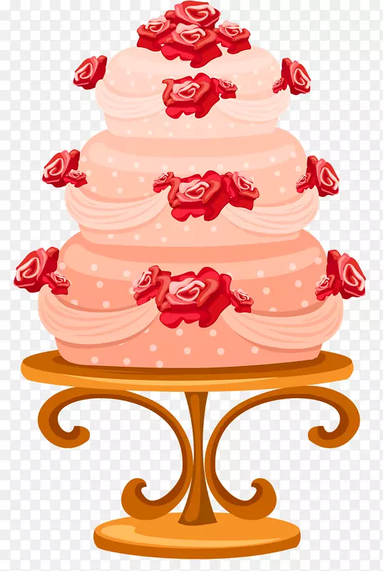 生日蛋糕纸杯蛋糕层蛋糕巧克力蛋糕-粉红色蛋糕