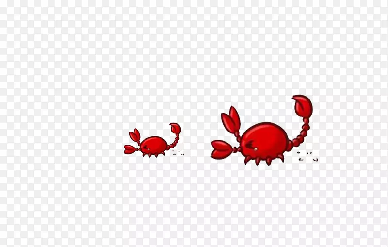 蟹形插图-螃蟹
