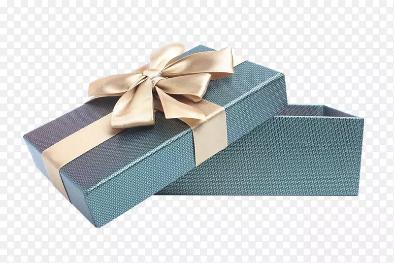 礼盒礼品带-高档蓝色礼品盒