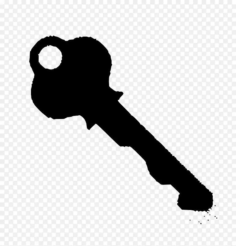 钥匙锁剪贴画-一张钥匙的图片