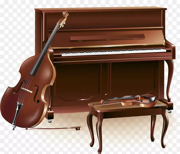 钢琴小提琴大钢琴乐器剪辑艺术钢琴乐器照片