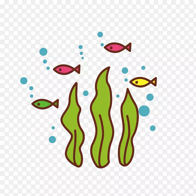水生植物卡通.卡通鱼
