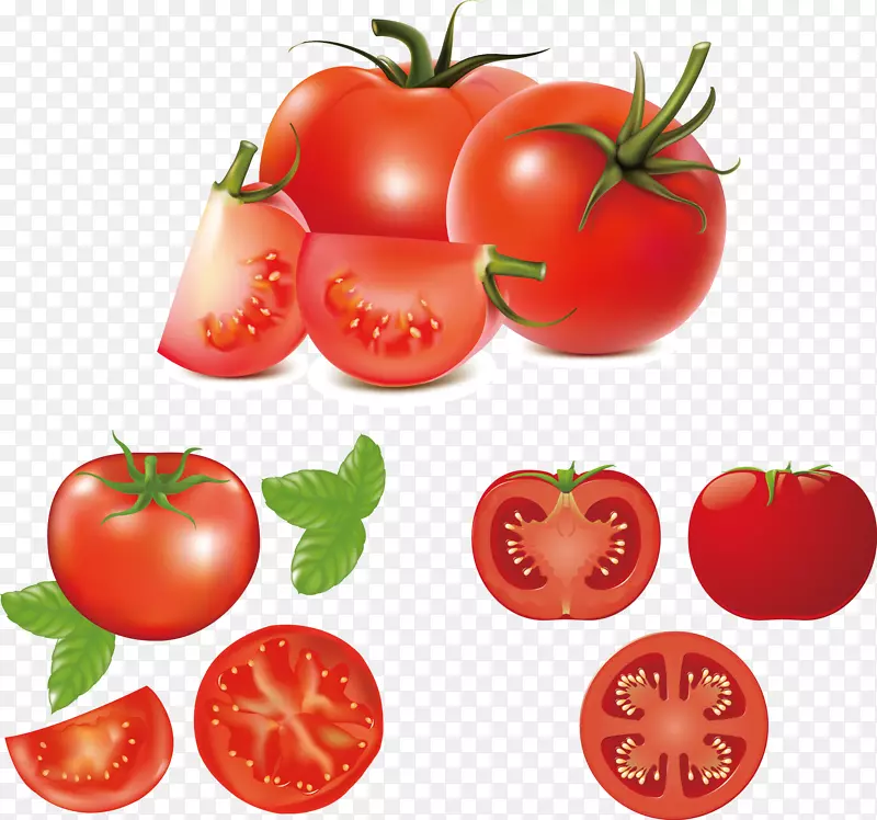 汉堡包卡普里斯沙拉番茄剪贴画新鲜番茄