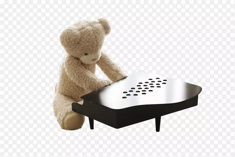 熊钢琴玩具-弹钢琴熊