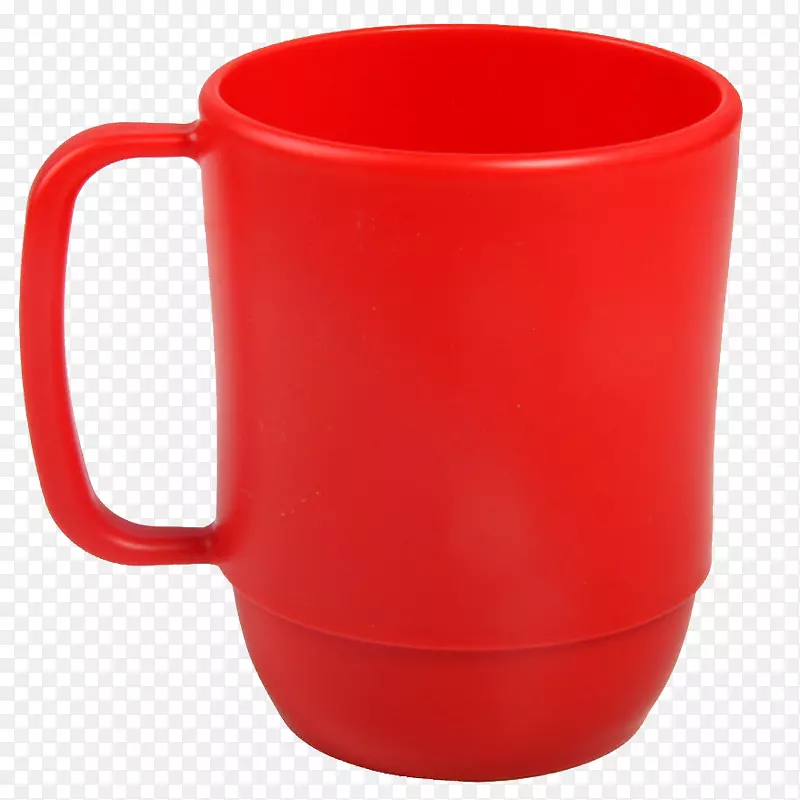 咖啡杯红色杯子