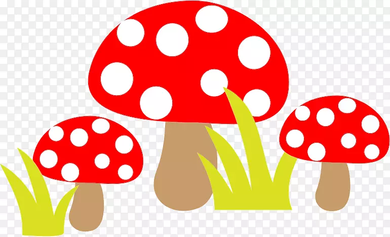 蟾蜍蘑菇剪贴画-蘑菇剪贴画
