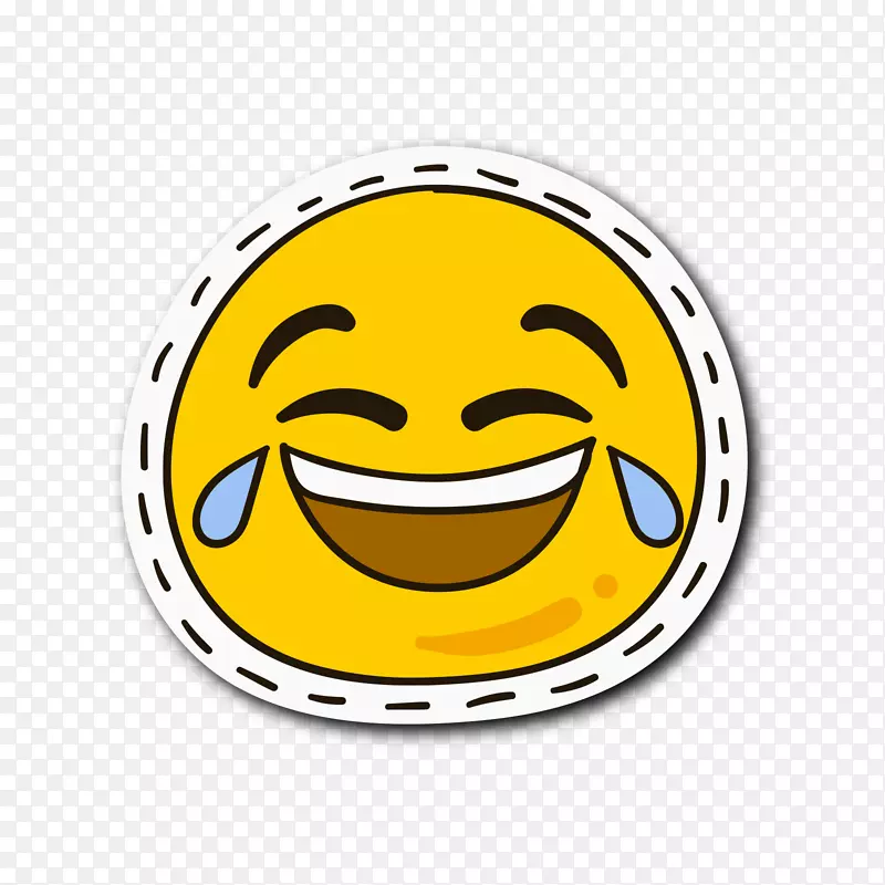 Android应用程序包微笑表情-黄色圆微笑哭表情