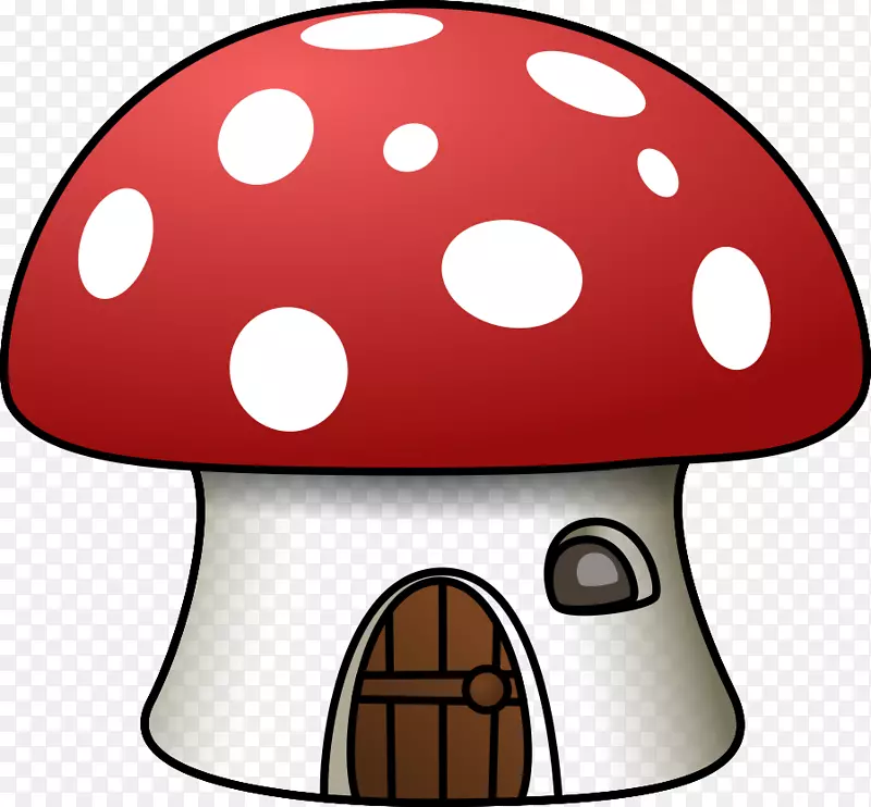 蘑菇馆剪贴画-蘑菇剪贴画