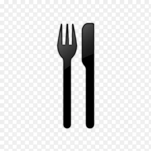叉子匙白色字体-刀叉图像