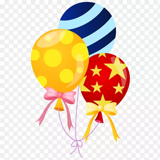 气球ICO生日图标-气球PNG