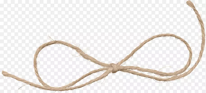 绳、纸、麻、鞋带结.绳