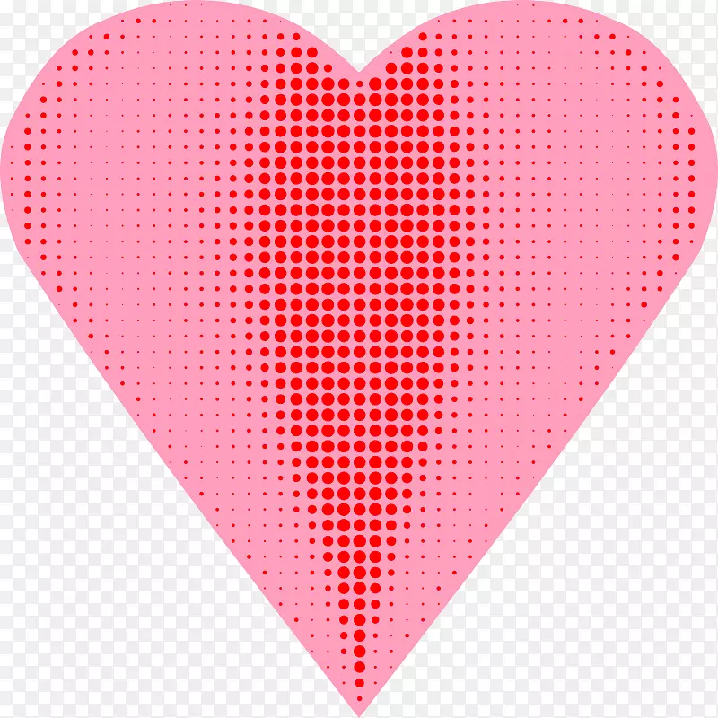 qr代码条形码信息2d-代码-粉红色心脏图像