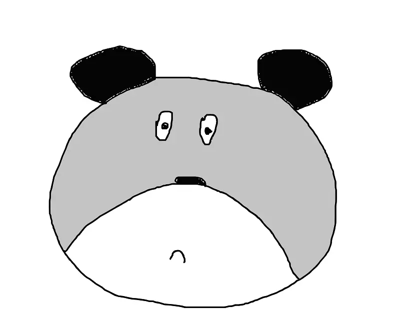 熊悲伤剪辑艺术-悲伤的人图片