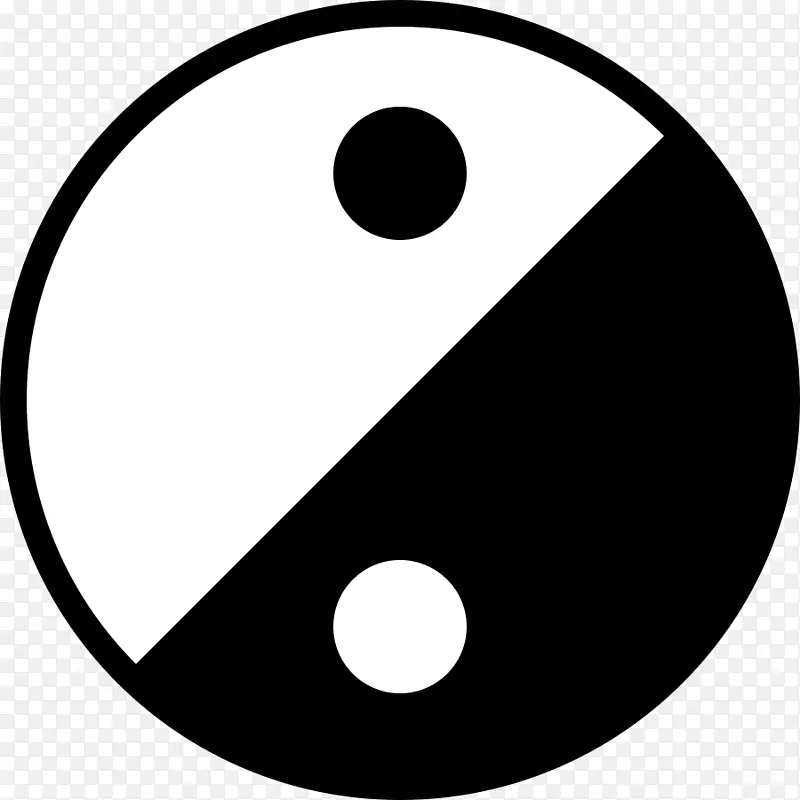 阴阳公共领域针灸剪贴画.简单剪贴画