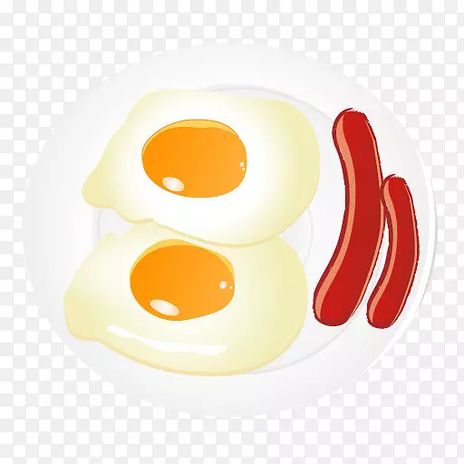 煎蛋早餐火腿-创意早餐