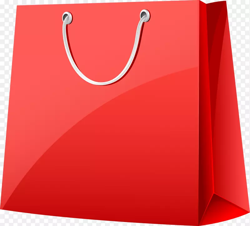 纸袋-红色购物袋