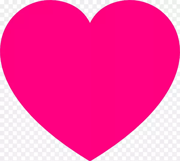 心脏情人节剪贴画-粉红色心脏图片