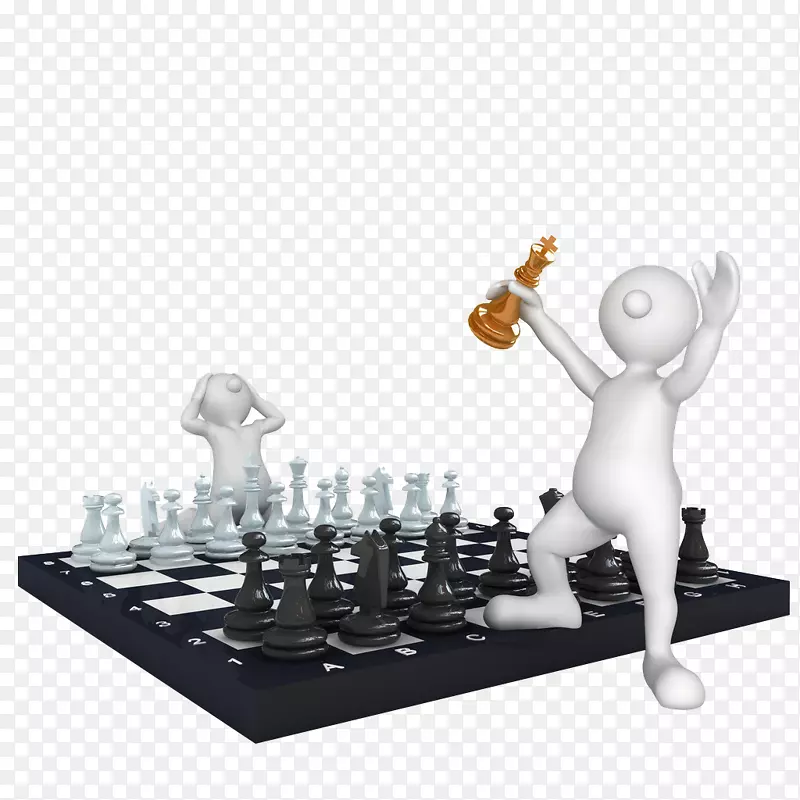 围棋象奇三维计算机图形学.象棋和白棋