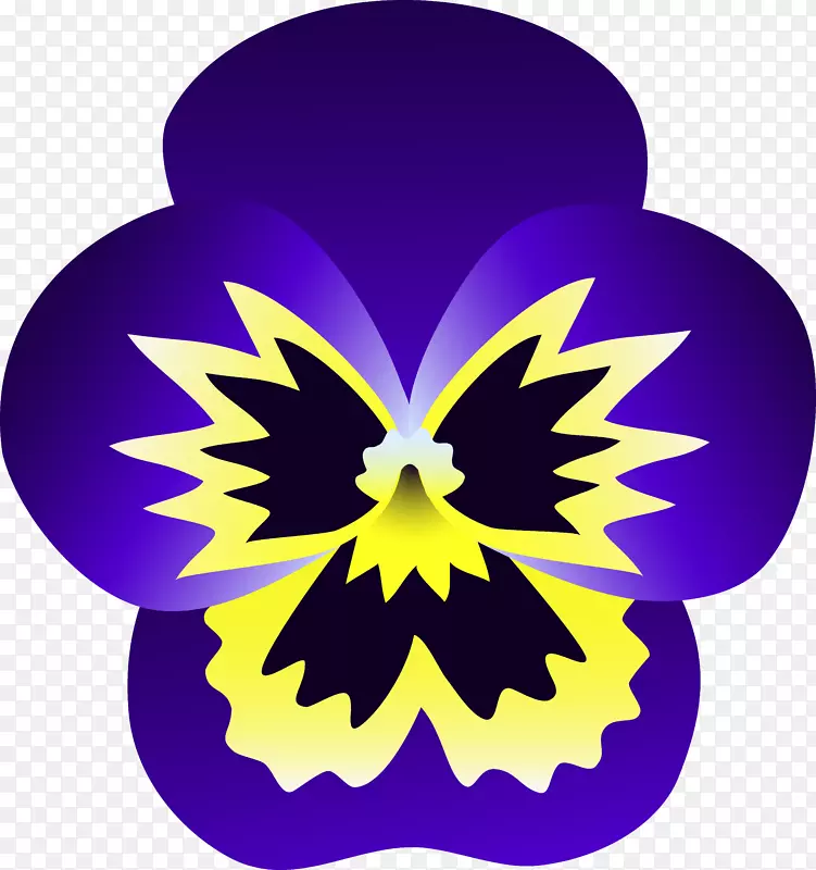 紫茎紫夹子艺术-紫花剪裁