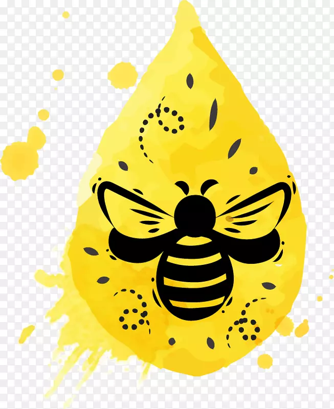 蜜蜂剪贴画-蜂蜜